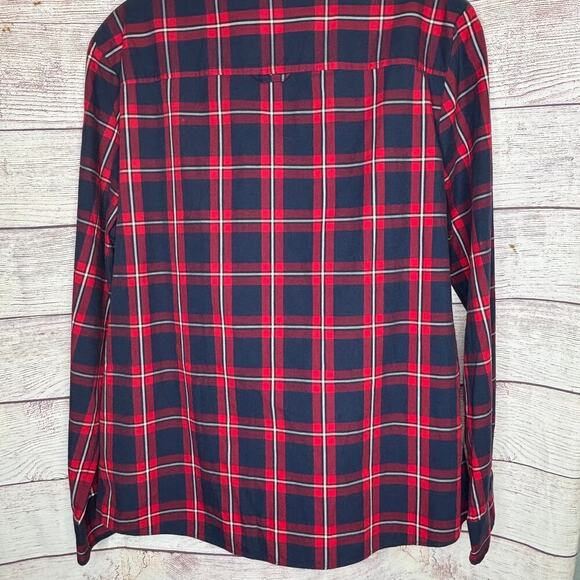 Brooks Brothers Red Fleece Red Blue Button Down Plaid Shirt Size 10 New - Picture 5 of 12